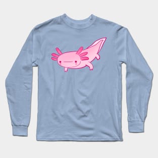 Cute axolotl art Long Sleeve T-Shirt